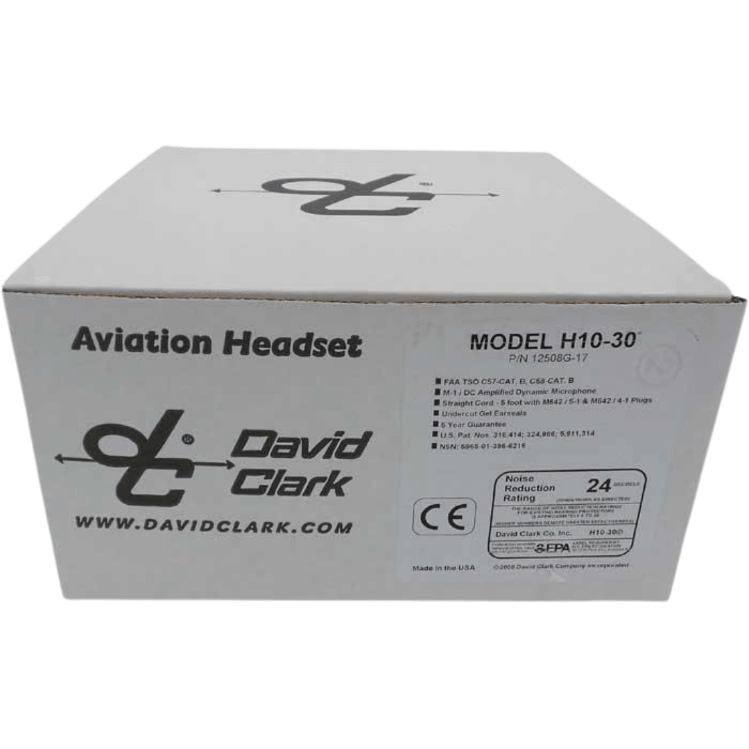 David Clark H10-30 Headset - Aero Tienda