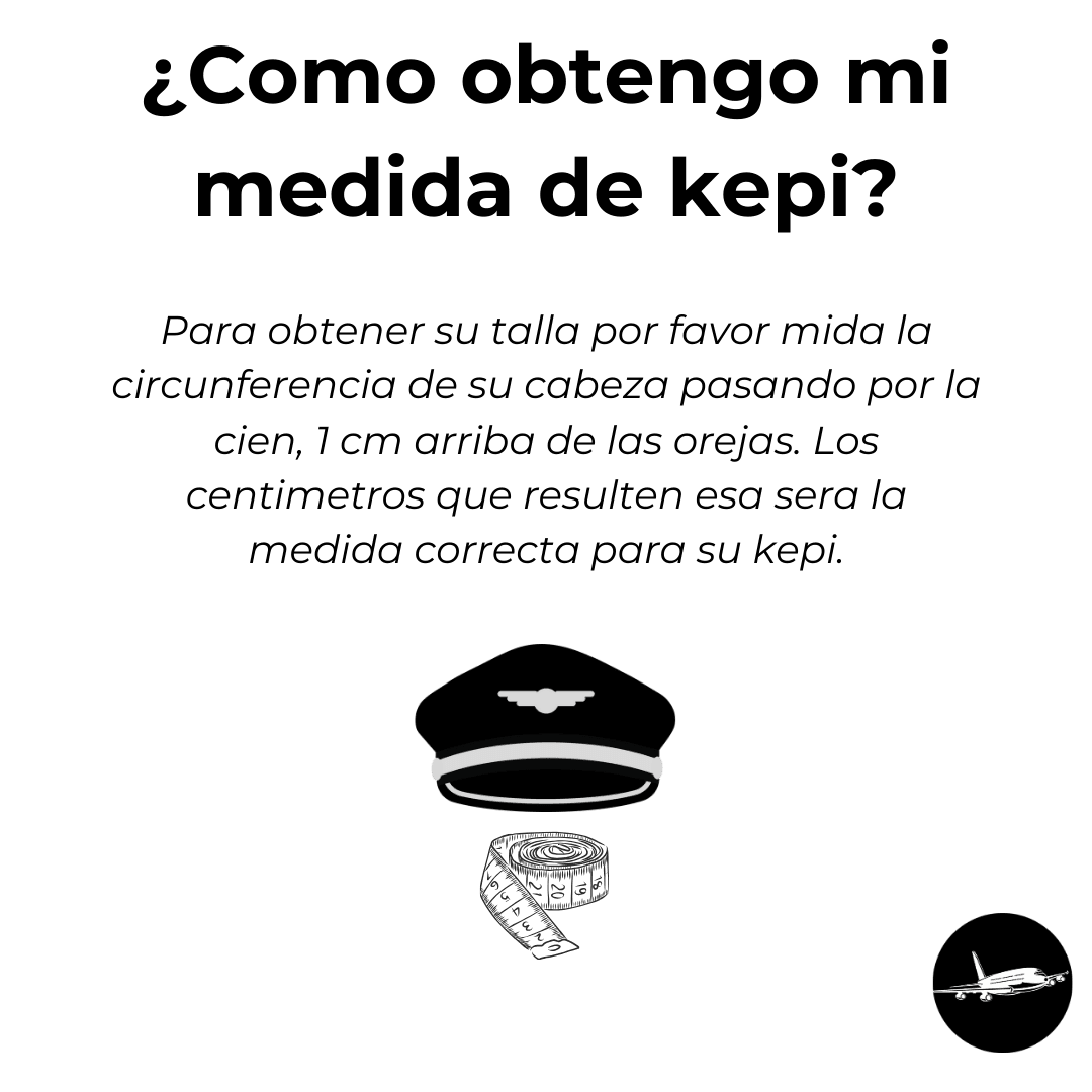 Kepi de Piloto - Aero Tienda