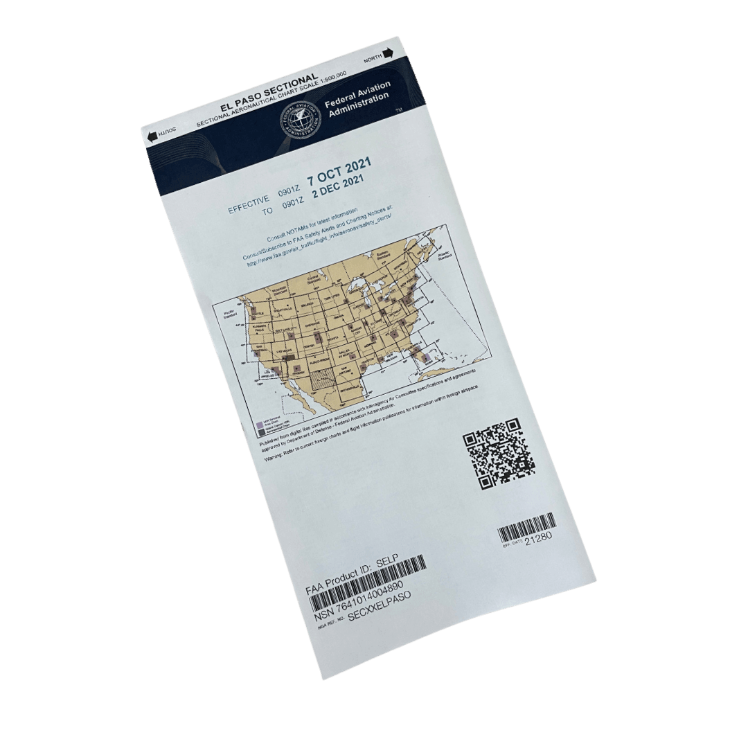 Carta de Navegacion Vfr Faa Seccional 16/05/24 Al 11/7/24 - Aero Tienda