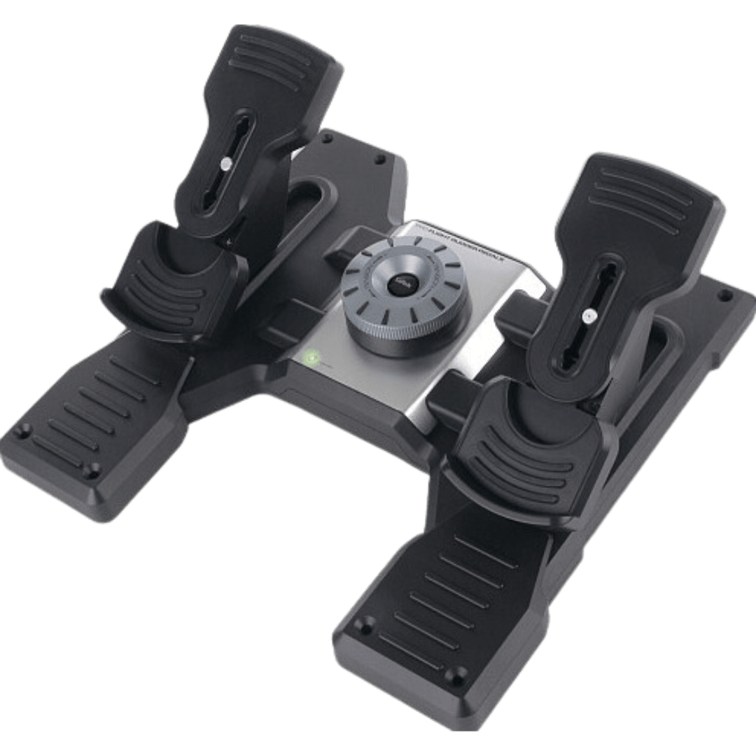 Simulador Logitech G Saitek Pro Flight Rudder Pedals - Aero Tienda