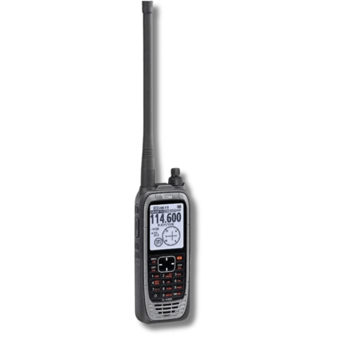 Transceptor Vhf Portátil Icom Ic-a25n (nav/com/vor Y Gps) - Aero Tienda