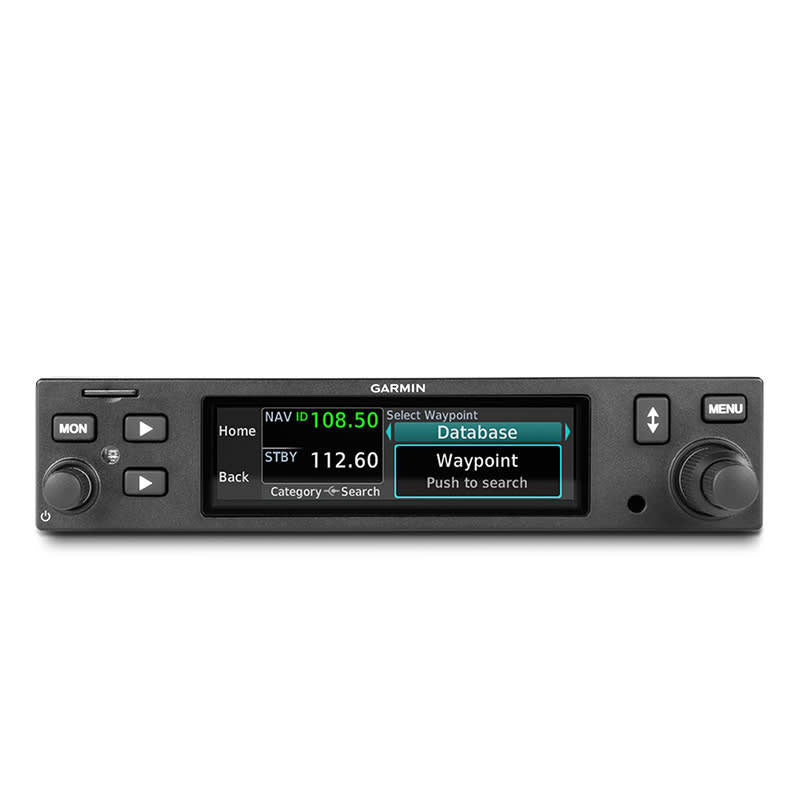 Radio Garmin GNC® 215 NAV/COMM para aeronaves certificadas