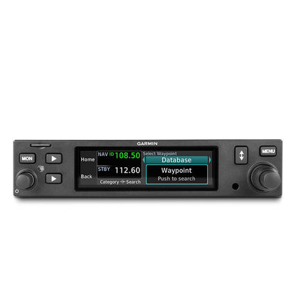 Radio Garmin GNC® 215 NAV/COMM para aeronaves certificadas