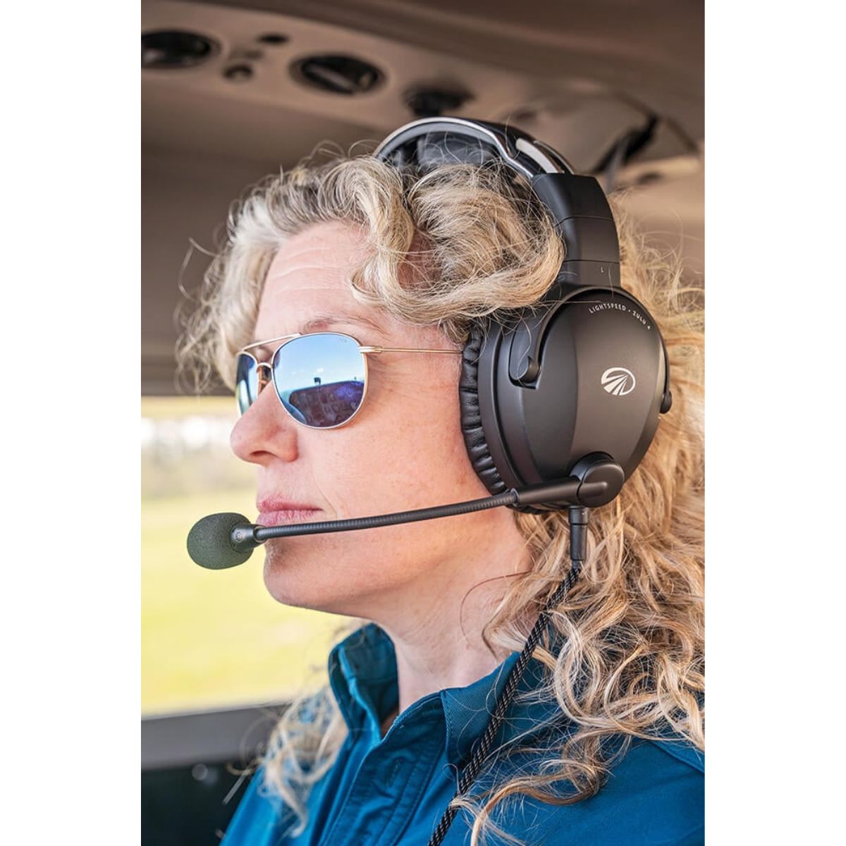 Lightspeed Zulu 4 ANR Headsets - vista 10 - Aero Tienda