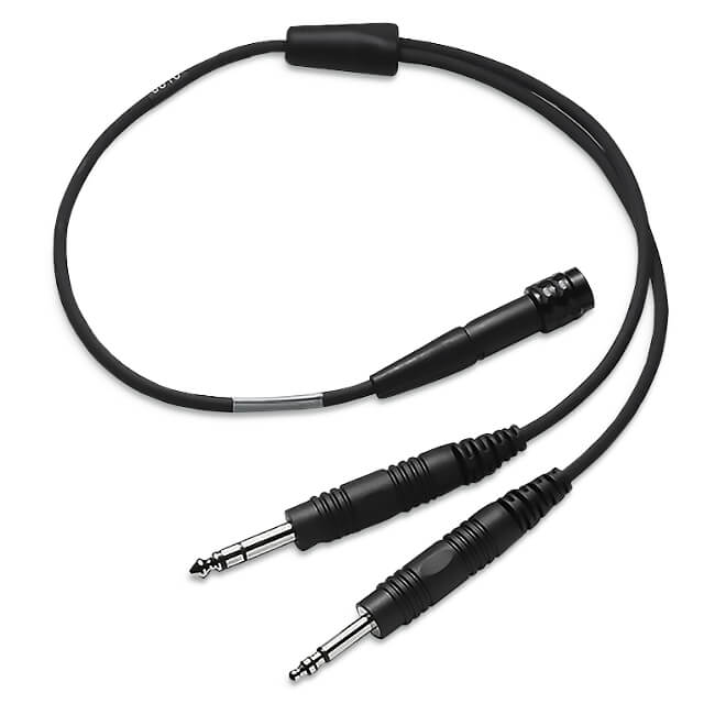 Adaptador de 6 pines a doble conector para auriculares Bose A20® / A30® / ProFlight®