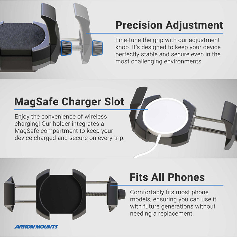 Soporte para teléfono Arkon SkyHold™ Yoke - vista 11 - Aero Tienda