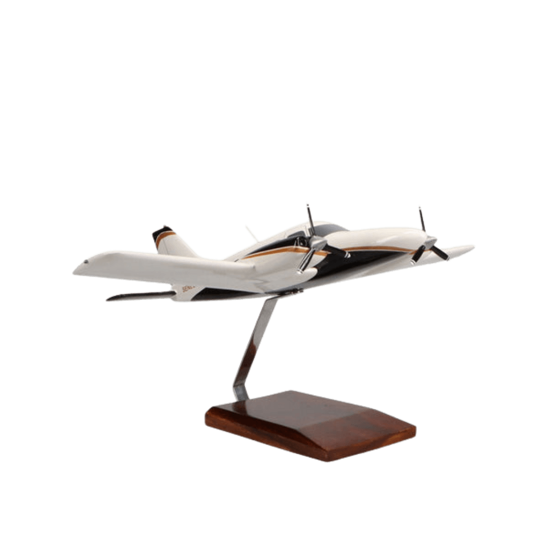 Piper Pa-34 Seneca Edición Limitada Modelo Grande de Caoba - Aero Tienda