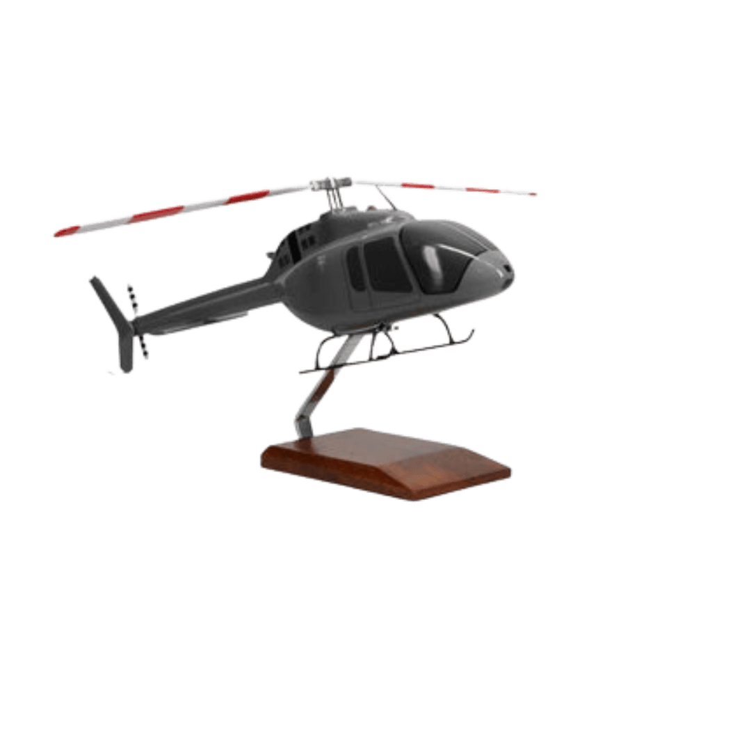 Bell® 505 Jet Ranger X Edición Limitada Modelo Grande en Caoba - Aero Tienda