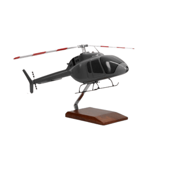 Bell® 505 Jet Ranger X Edición Limitada Modelo Grande en Caoba - Aero Tienda