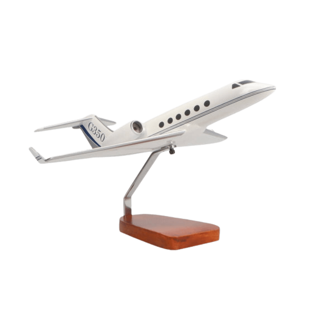 Modelo Grande de Caoba Gulfstream G350 de Edición Limitada - Aero Tienda