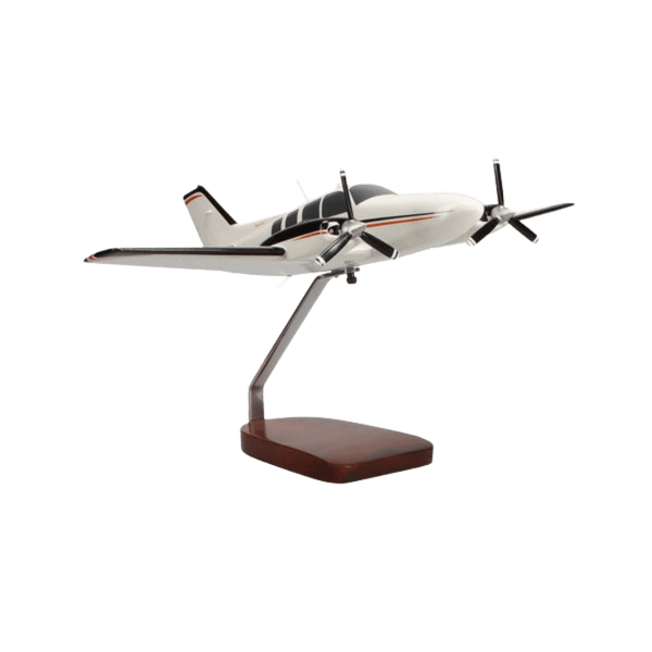 Beechcraft® Baron G58 (rojo/negro) Modelo Grande de Caoba de Edición Limitada - Aero Tienda