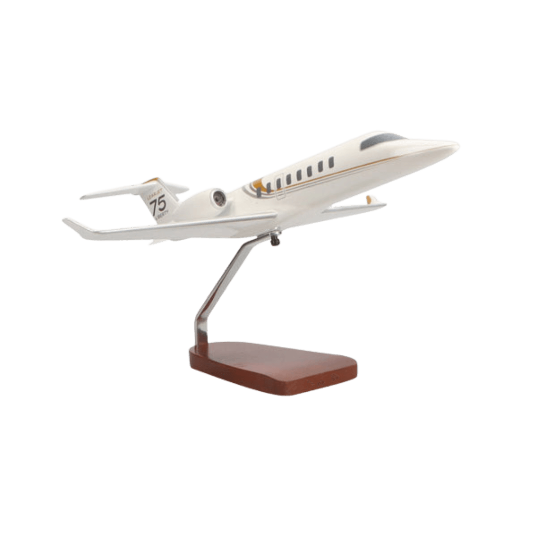 Modelo Grande de Caoba Learjet 75 de Edición Limitada - Aero Tienda