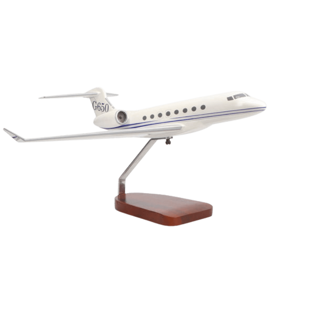 Modelo Grande de Caoba de Edición Limitada Gulfstream G650 - Aero Tienda