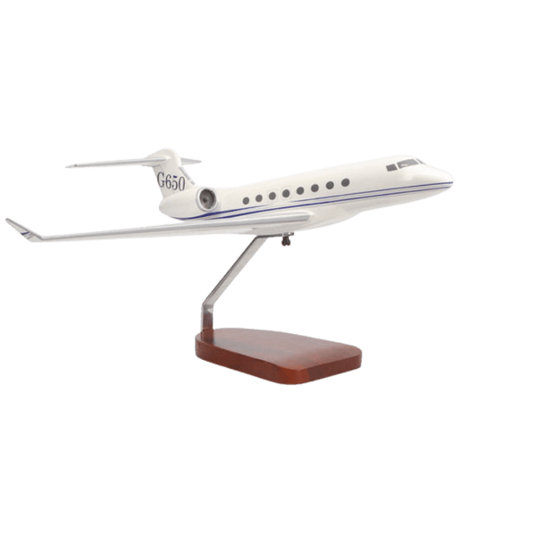 Modelo Grande de Caoba de Edición Limitada Gulfstream G650 - Aero Tienda