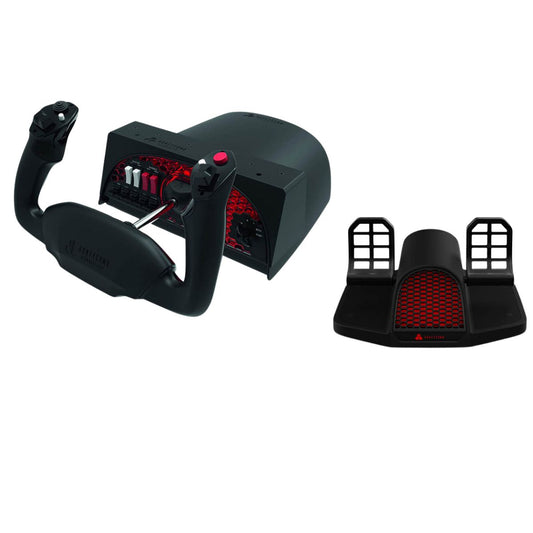 Honeycomb Alpha Yoke + Charlie Rudder