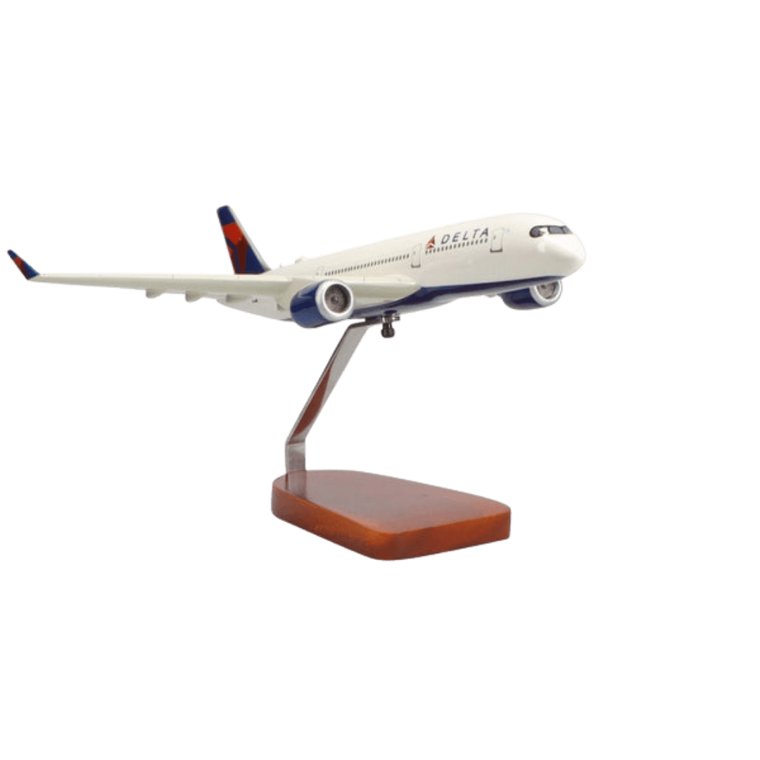Airbus A350-900 Delta Air Lines, Modelo Grande en Caoba de Edición Limitada - Aero Tienda