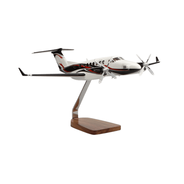 Beechcraft® King Air 360er Modelo Grande de Caoba de Edición Limitada Con Dosel Transparente - Aero Tienda