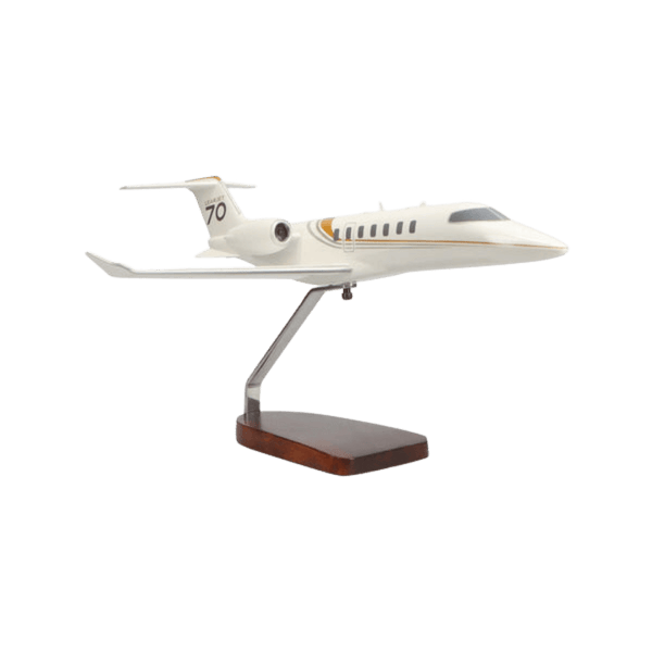 Modelo Grande de Caoba Learjet 70 de Edición Limitada - Aero Tienda
