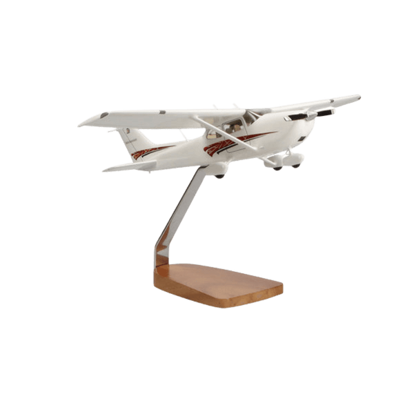 Cessna® 172 Skyhawk Sp (rojo) Modelo Grande de Caoba de Edición Limitada Con Dosel Transparente - Aero Tienda