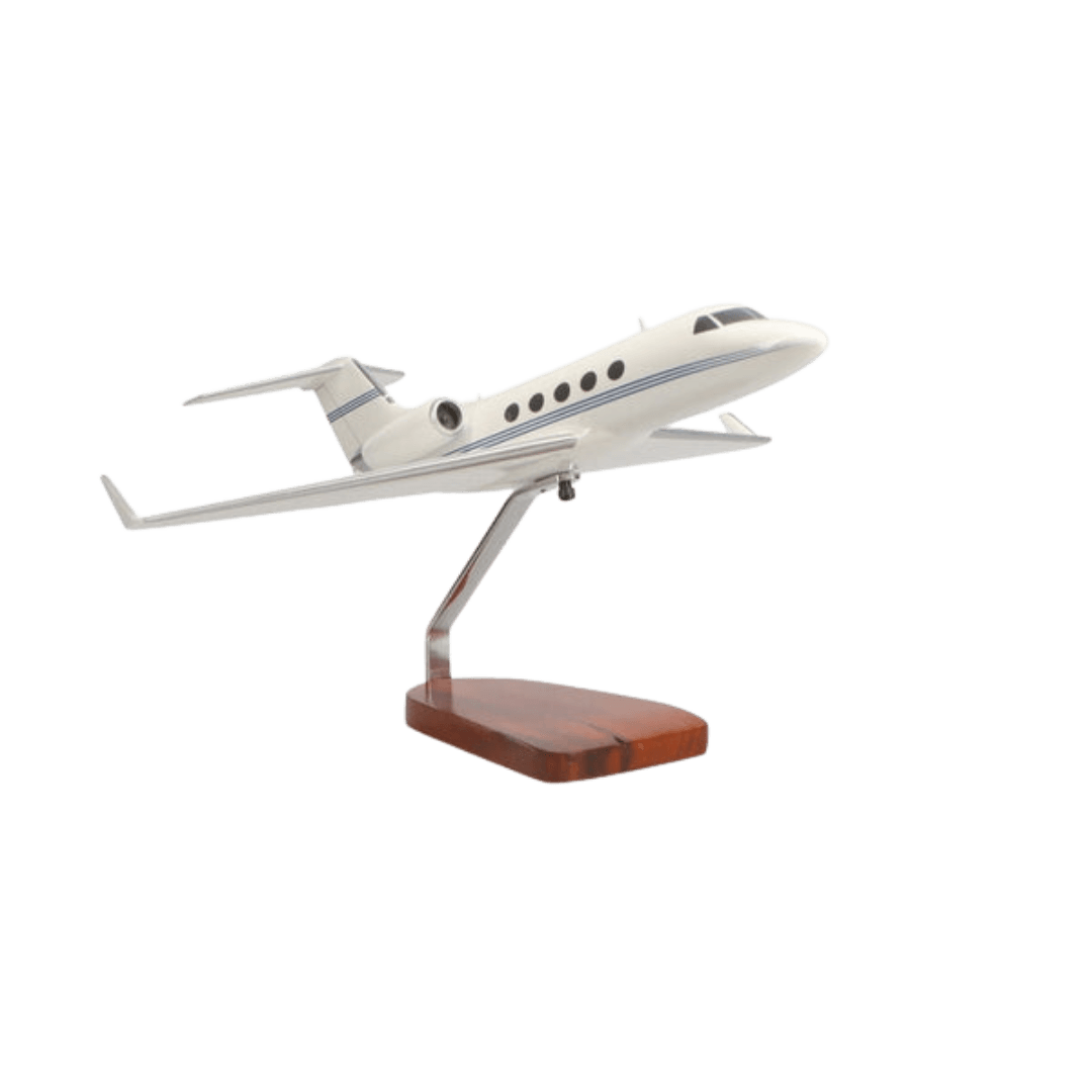 Gulfstream Iii Edición Limitada Modelo Grande en Caoba - Aero Tienda