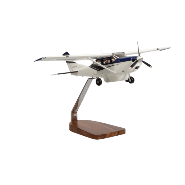 Cessna Turbo Stationair Hd Clear Canopy Edición Limitada Modelo Grande de Caoba - Aero Tienda