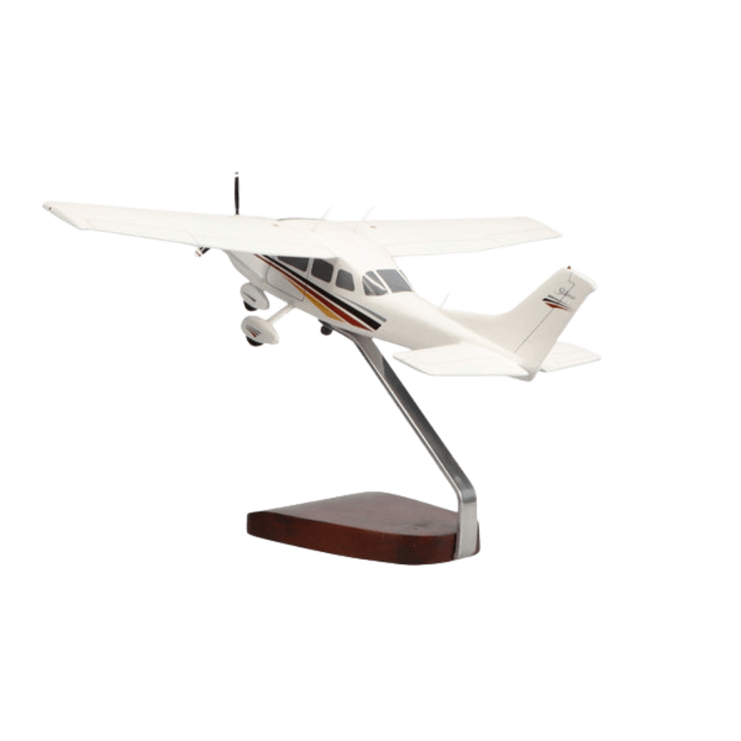 Cessna® 206 Stationair Edición Limitada Modelo Grande en Caoba - Aero Tienda