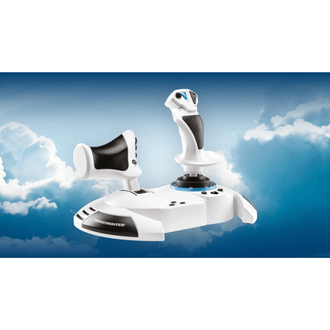 Simulador Joystick & Acelerador Hotas Edicion Microsoft Blanco | Xbox, Pc - Aero Tienda