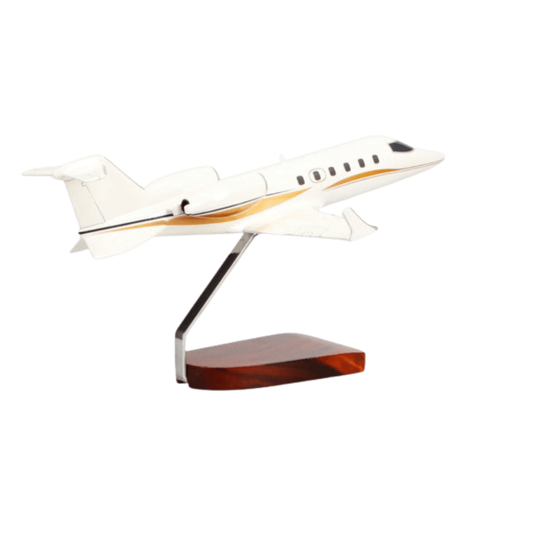 Modelo Grande de Caoba Learjet 31 de Edición Limitada - Aero Tienda