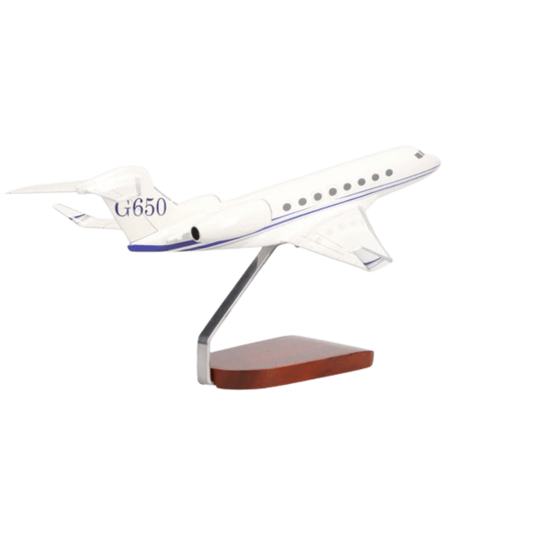 Modelo Grande de Caoba de Edición Limitada Gulfstream G650 - Aero Tienda