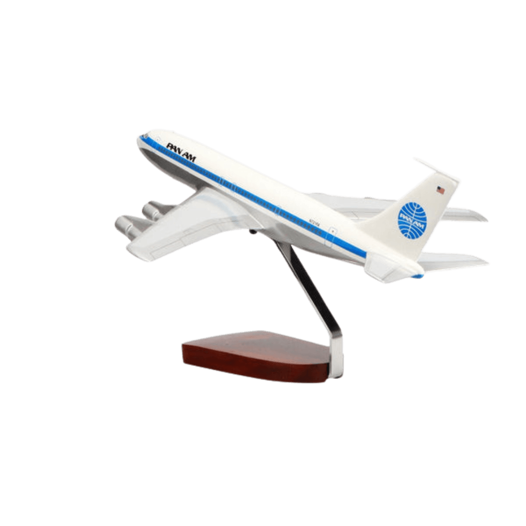 Boeing™ 707-320 Pan American Edición Limitada Modelo Grande de Caoba - Aero Tienda