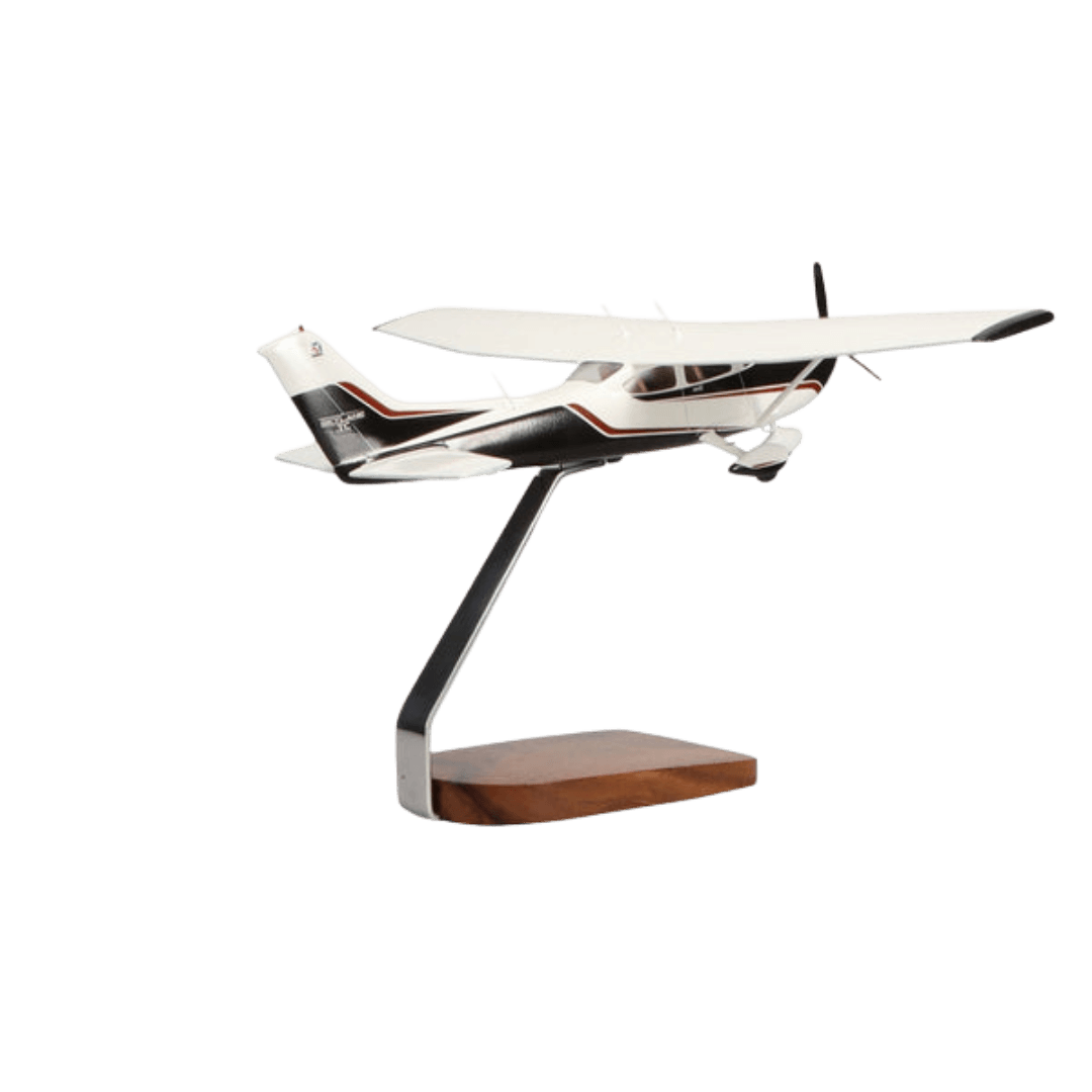 Cessna® 182 Skylane Clear Canopy Edición Limitada Modelo Grande de Caoba - Aero Tienda