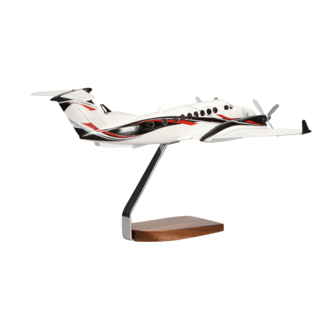 Beechcraft® King Air 360er Modelo Grande de Caoba de Edición Limitada Con Dosel Transparente - Aero Tienda