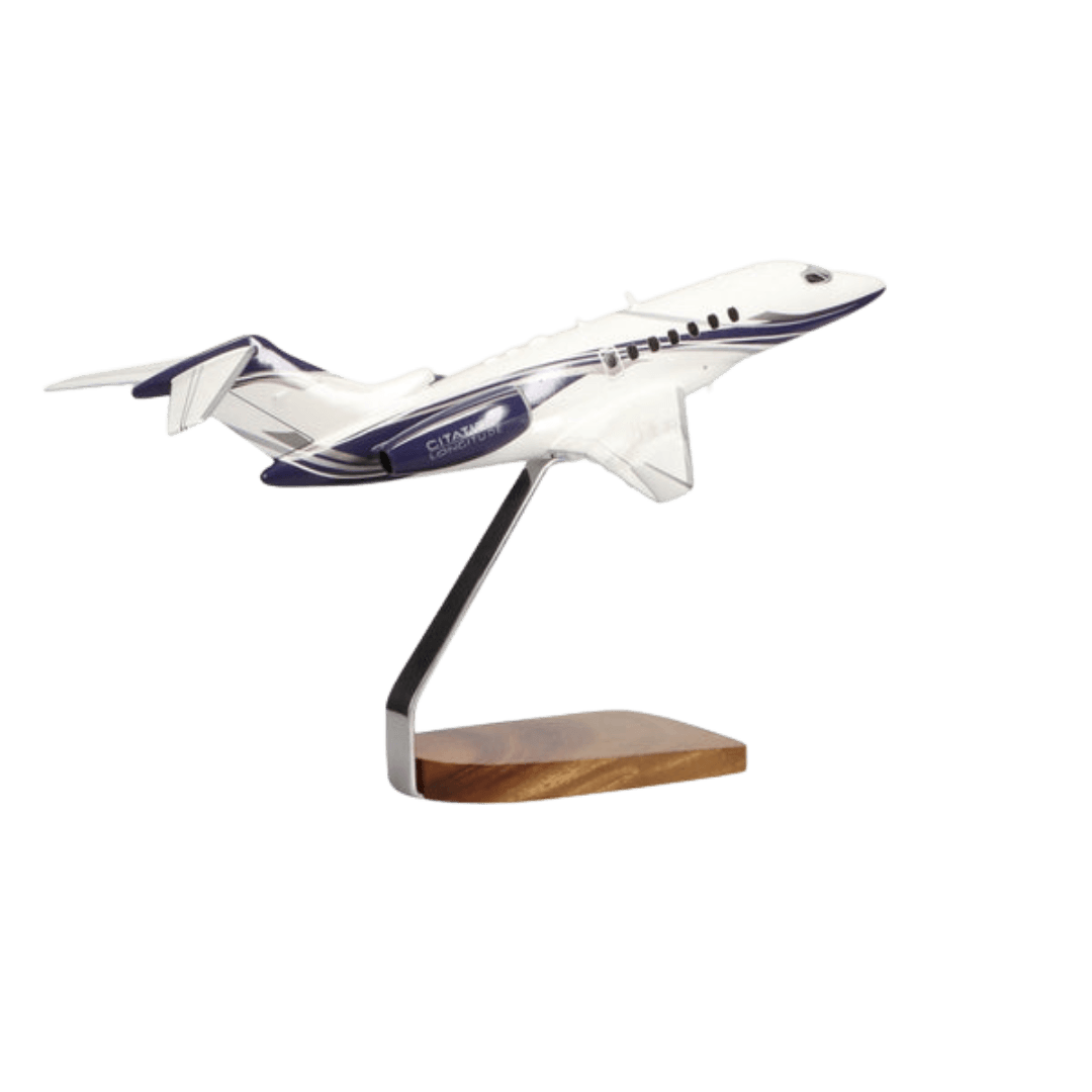 Cessna® Citation Longitude Clear Canopy Edición Limitada Modelo Grande de Caoba - Aero Tienda