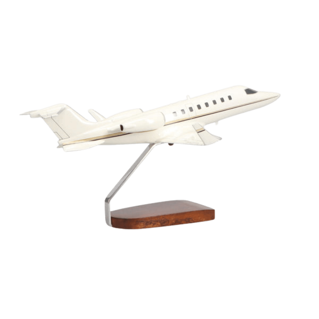 Learjet 45 (negro, Beige) Modelo Grande de Caoba de Edición Limitada - Aero Tienda