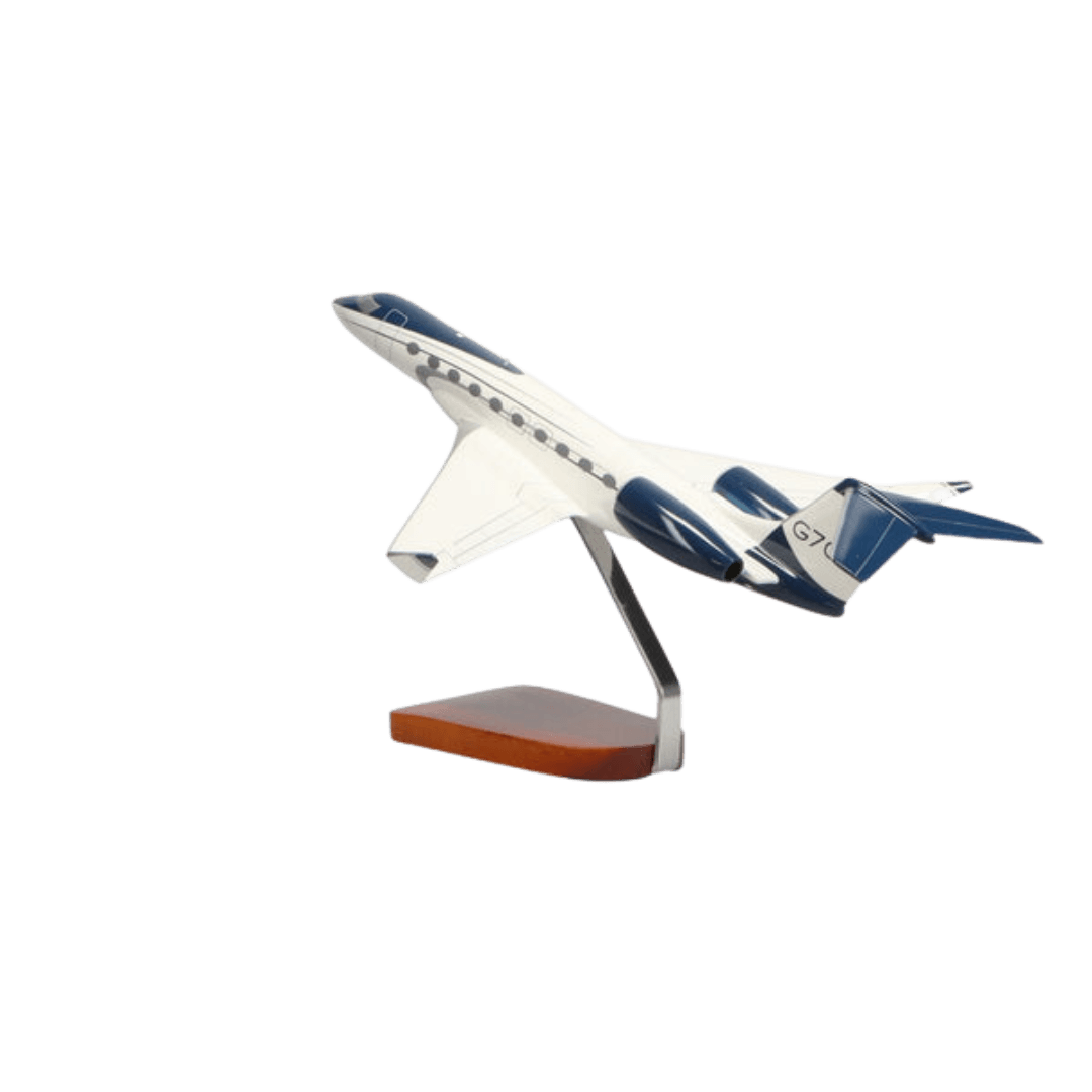 Modelo Grande de Caoba Gulfstream G700 de Edición Limitada - Aero Tienda