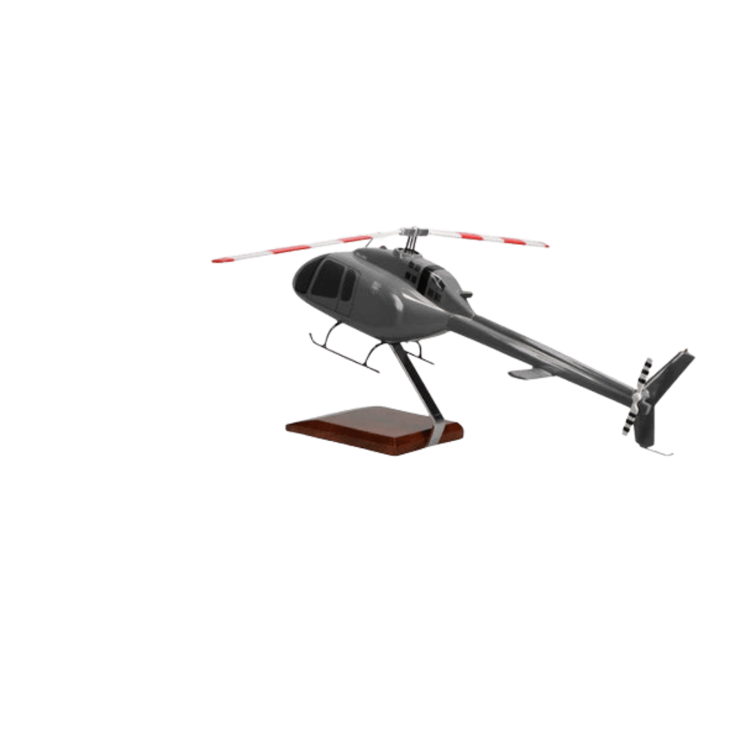 Bell® 505 Jet Ranger X Edición Limitada Modelo Grande en Caoba - Aero Tienda