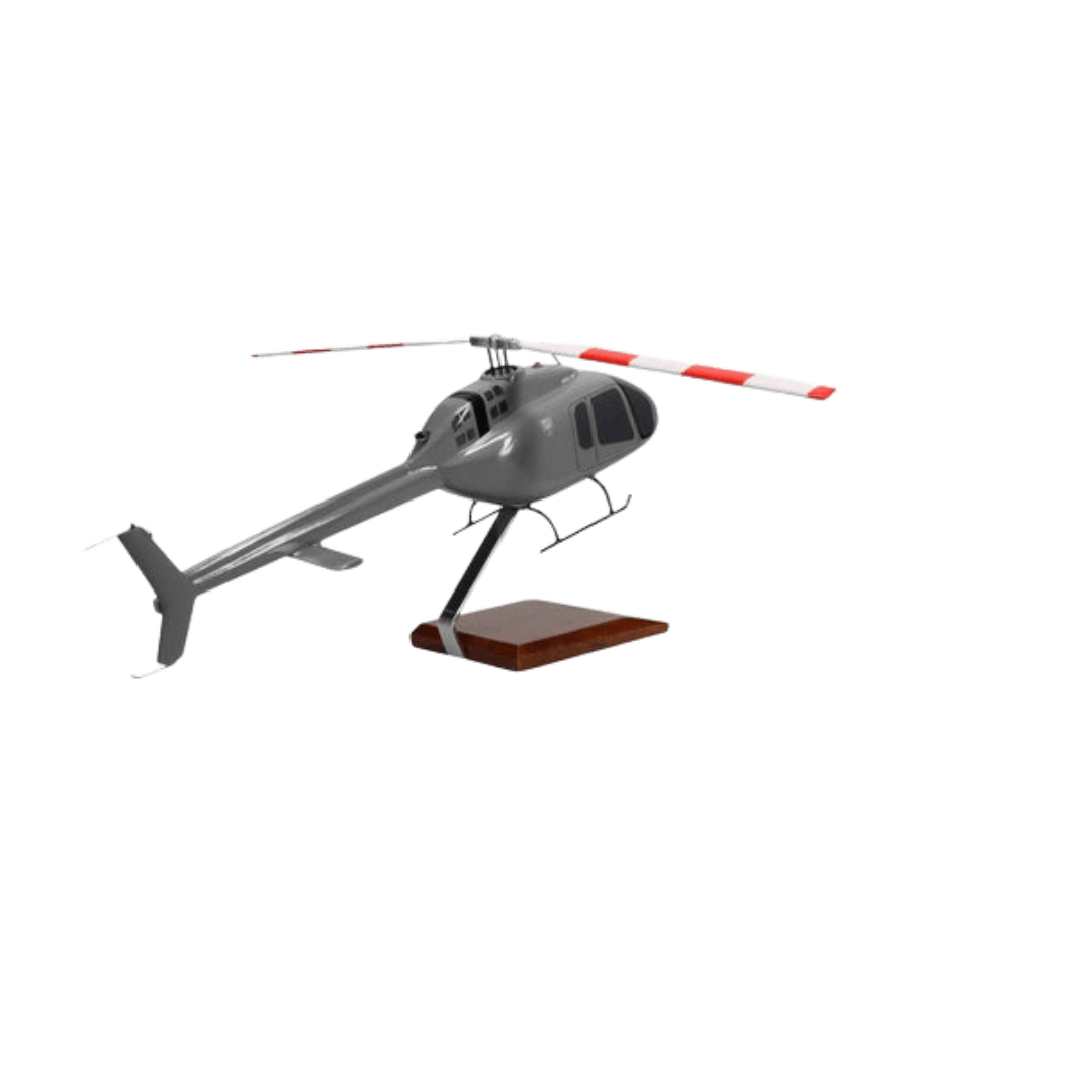 Bell® 505 Jet Ranger X Edición Limitada Modelo Grande en Caoba - Aero Tienda