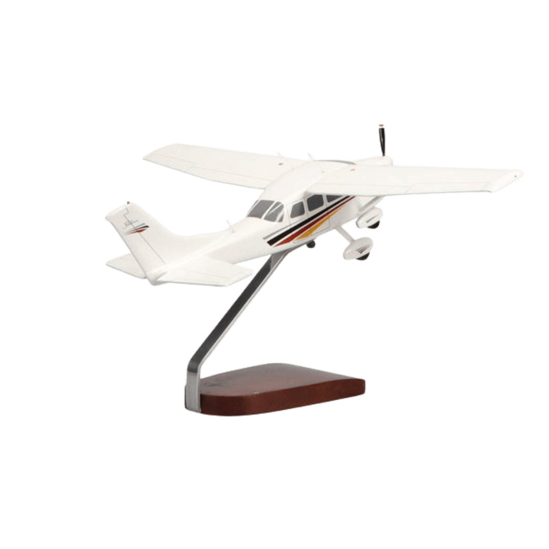 Cessna® 206 Stationair Edición Limitada Modelo Grande en Caoba - Aero Tienda