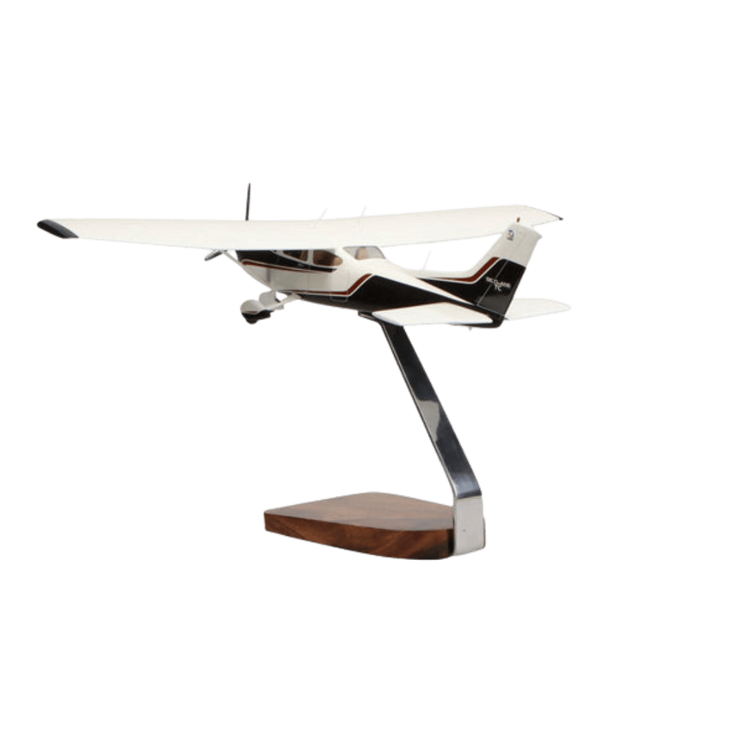 Cessna® 182 Skylane Clear Canopy Edición Limitada Modelo Grande de Caoba - Aero Tienda