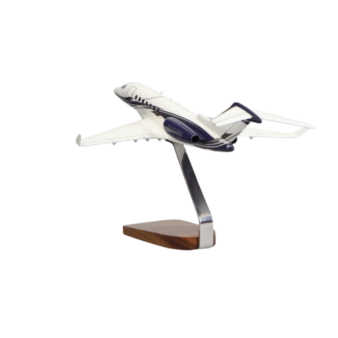 Cessna® Citation Longitude Clear Canopy Edición Limitada Modelo Grande de Caoba - Aero Tienda