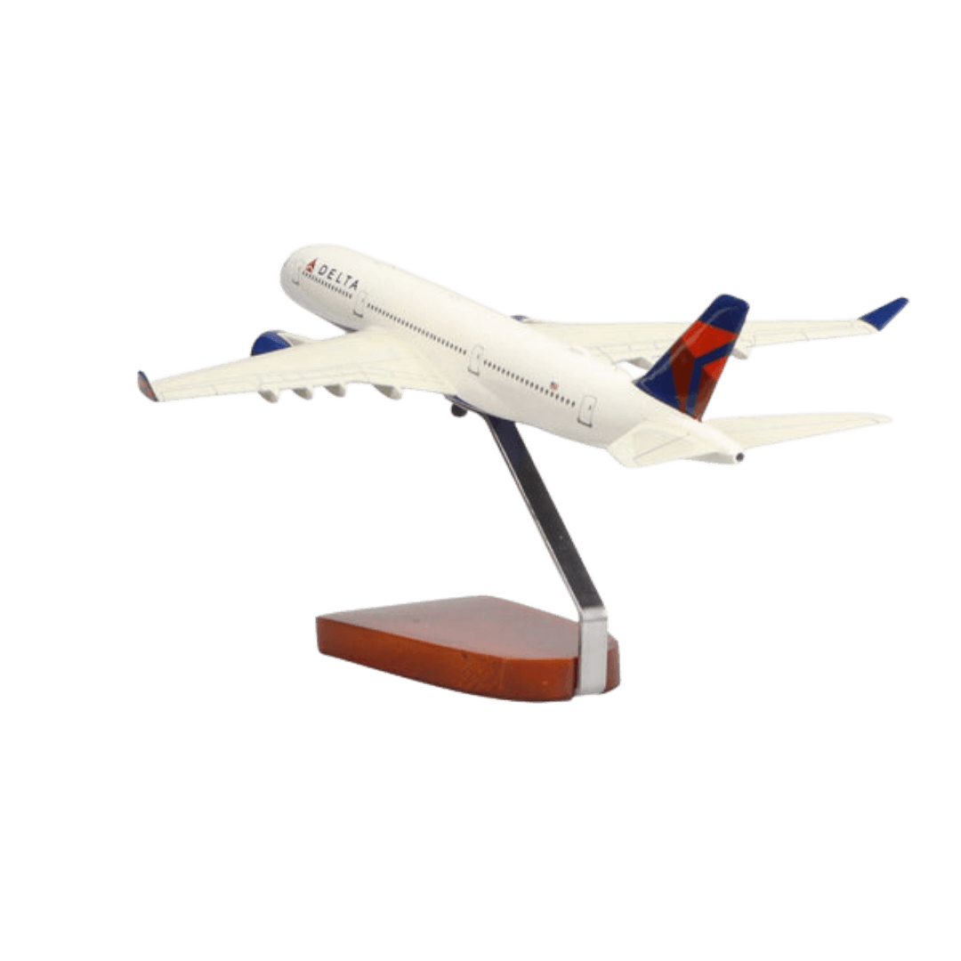 Airbus A350-900 Delta Air Lines, Modelo Grande en Caoba de Edición Limitada - Aero Tienda