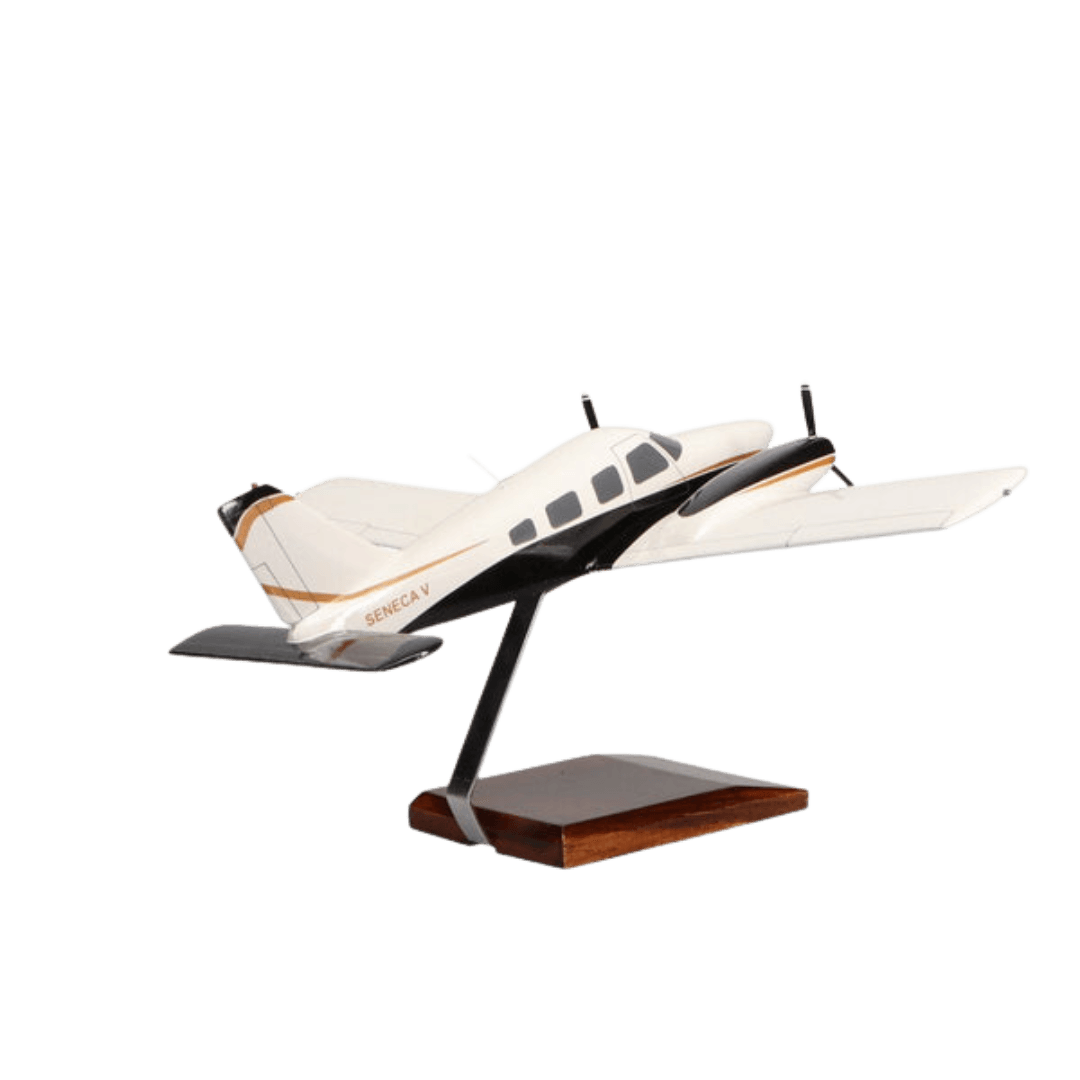 Piper Pa-34 Seneca Edición Limitada Modelo Grande de Caoba - Aero Tienda