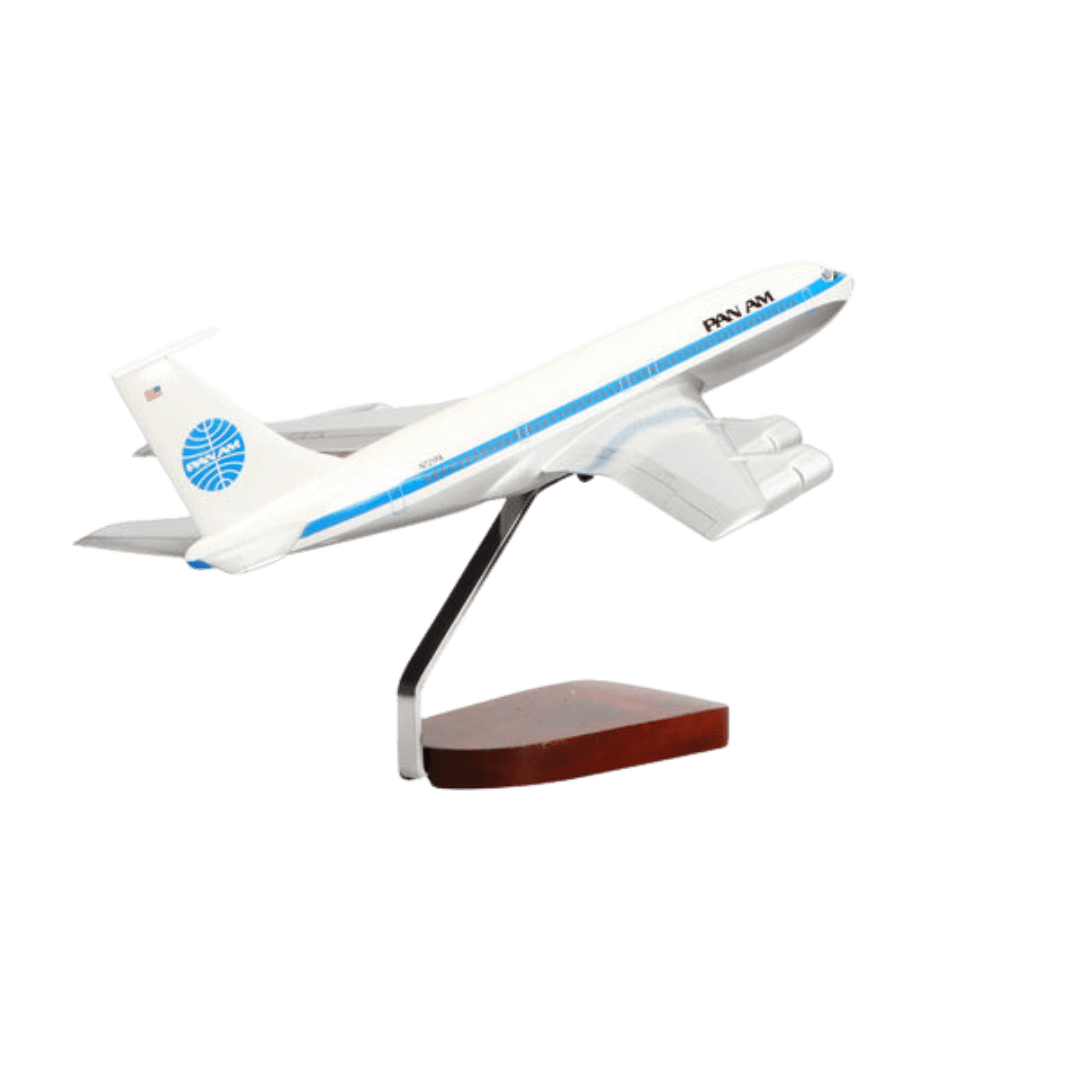 Boeing™ 707-320 Pan American Edición Limitada Modelo Grande de Caoba - Aero Tienda