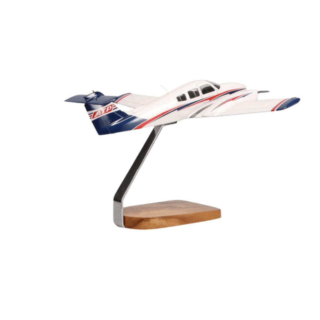 Atp Piper Seminole Clear Canopy Grande Modelo Caoba - Aero Tienda