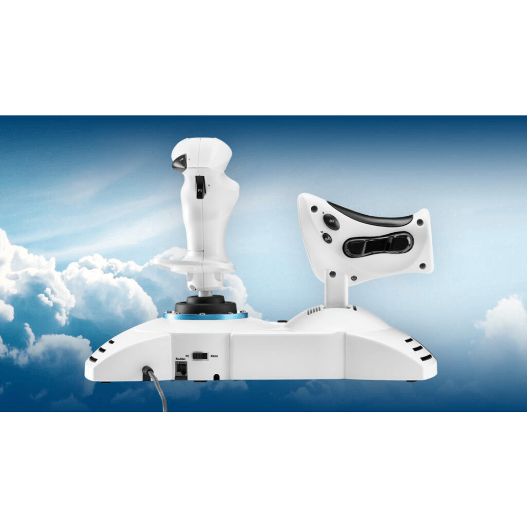 Simulador Joystick & Acelerador Hotas Edicion Microsoft Blanco | Xbox, Pc - Aero Tienda