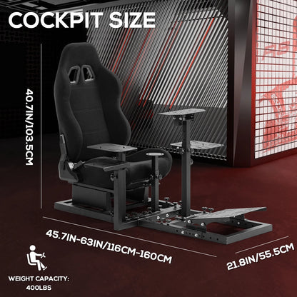 Cabina modular de vuelo Marada | Negro