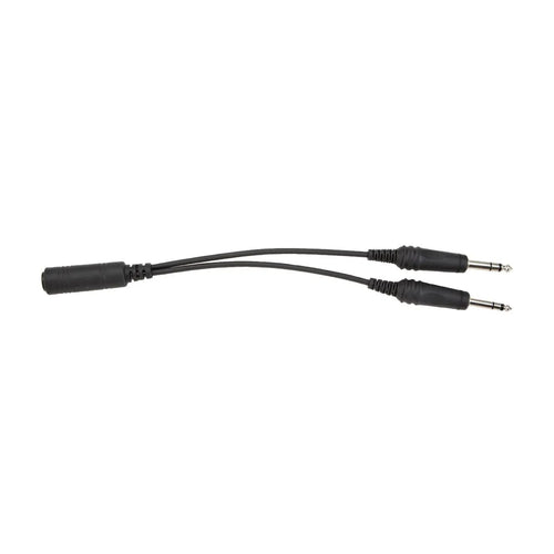 Cable adaptador de auriculares para helicóptero a enchufe GA