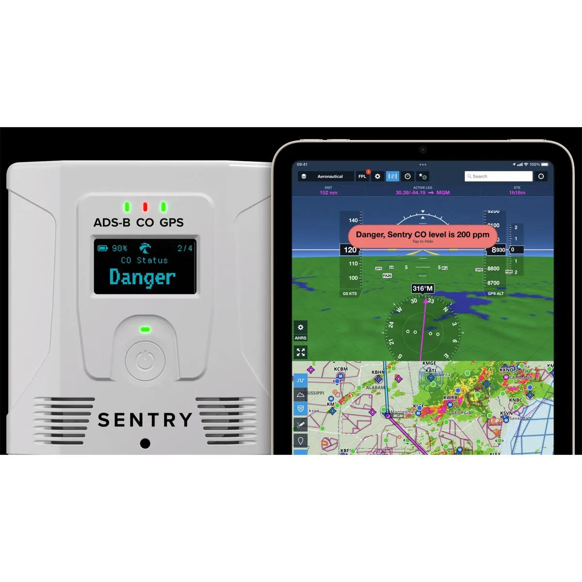 Receptor ADS-B ForeFlight Sentry Plus - vista 20 - Aero Tienda
