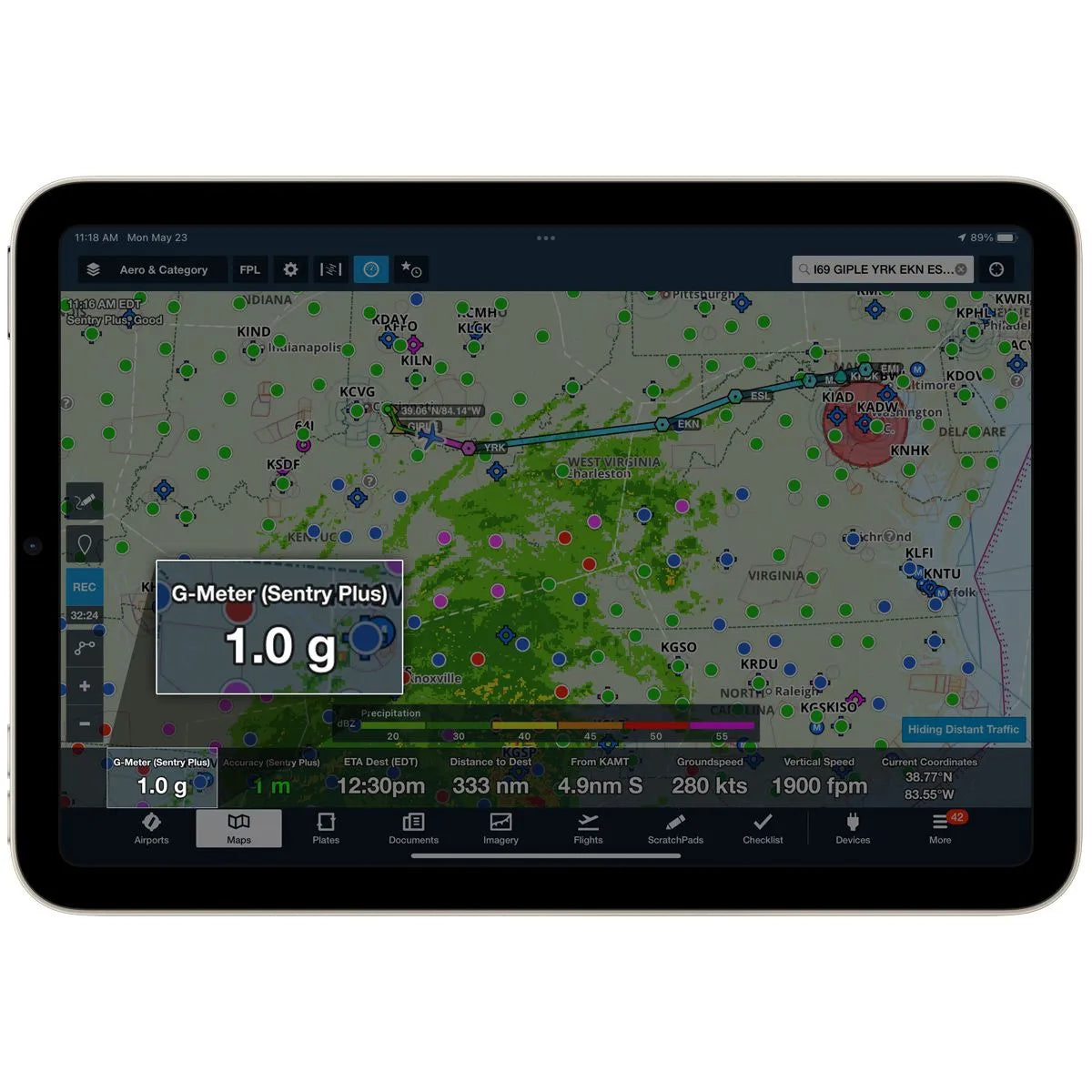 Receptor ADS-B ForeFlight Sentry Plus - vista 14 - Aero Tienda