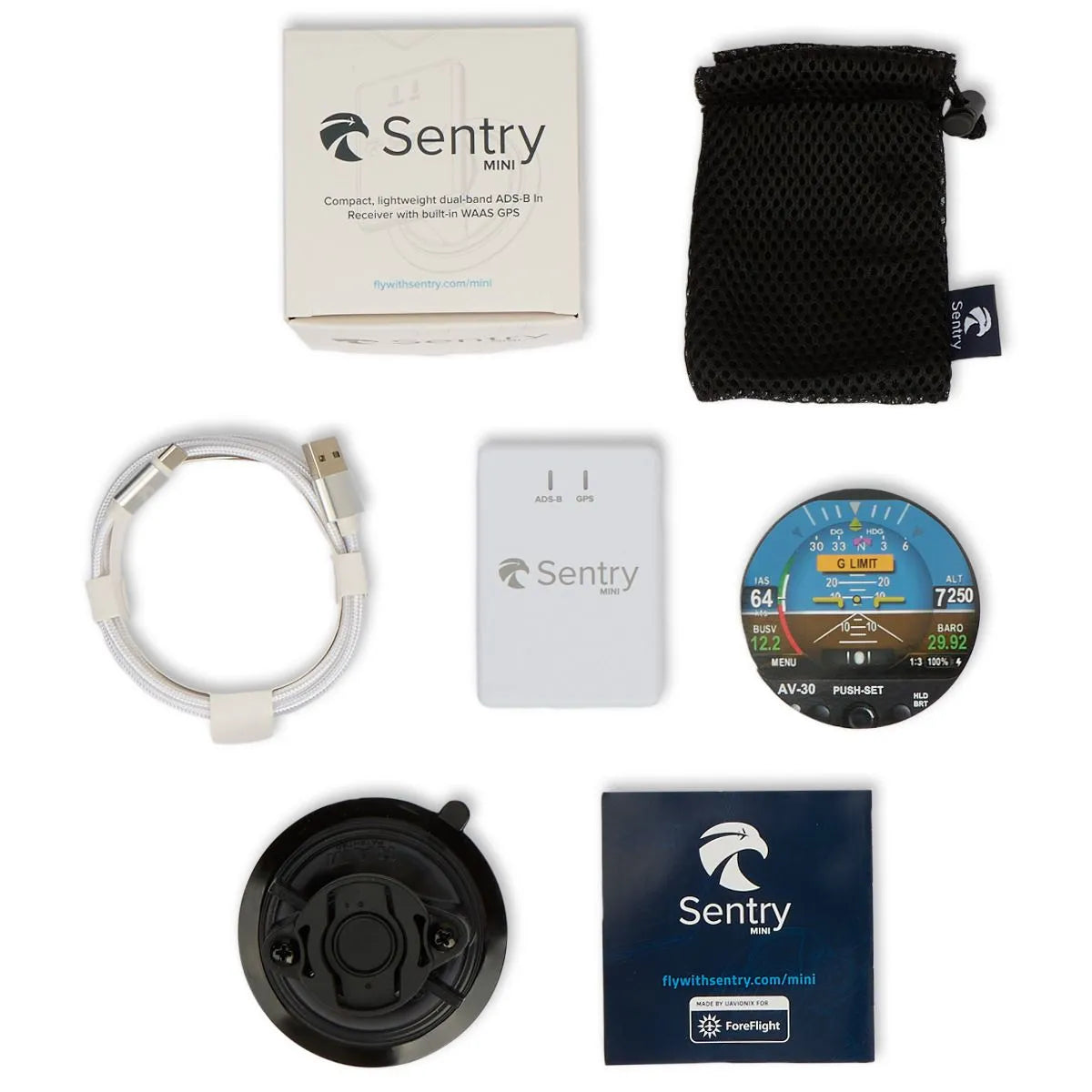 Receptor ADS-B ForeFlight Sentry Mini - vista 7 - Aero Tienda